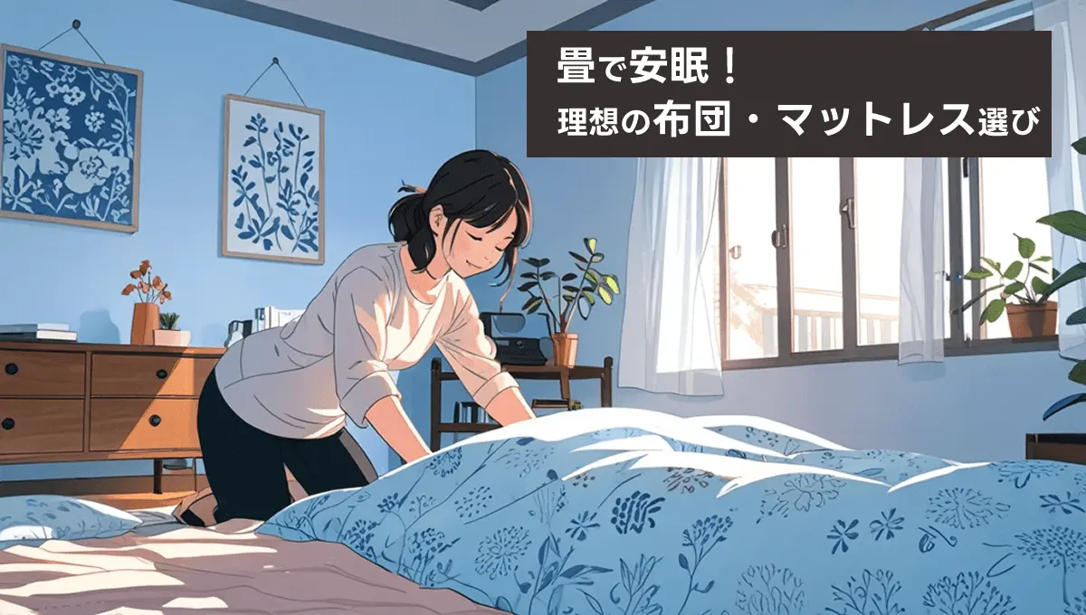 畳で安眠！理想の布団・マットレス選びと湿気・カビを防ぐコツ