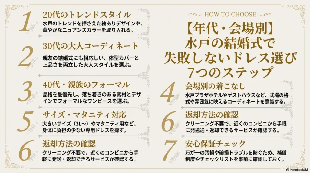 水戸の結婚式で後悔しにくい人気パーティードレスの選び方