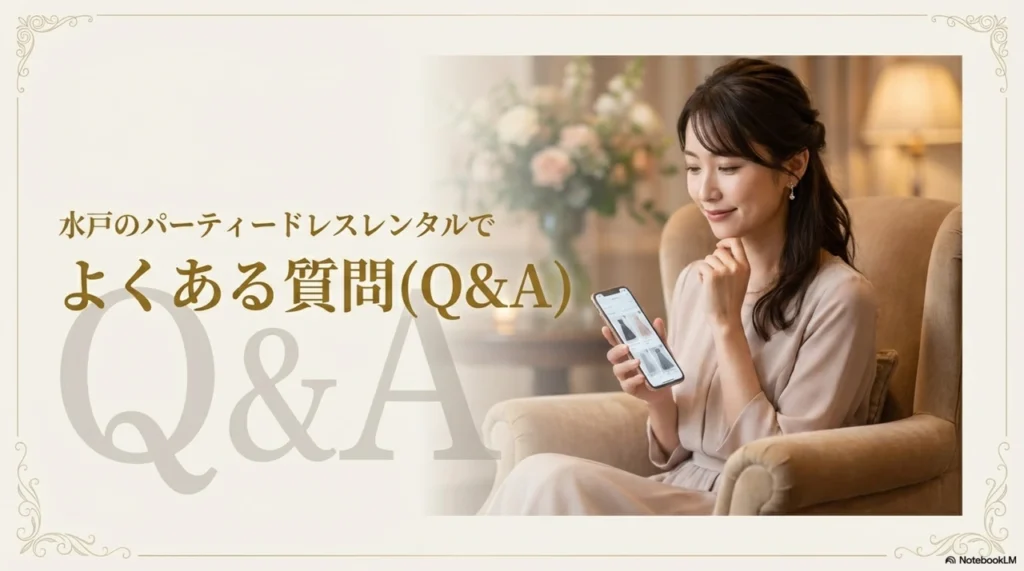 水戸のパーティードレスレンタルでよくある質問 Q&A