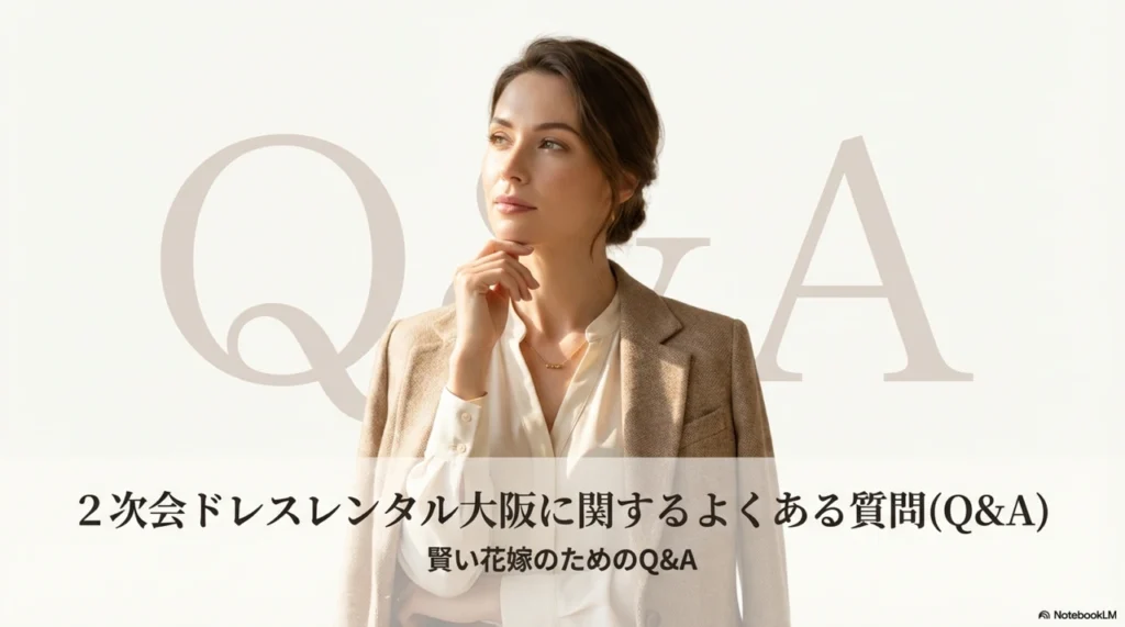 2次会ドレスレンタル大阪に関するよくある質問(Q&A)