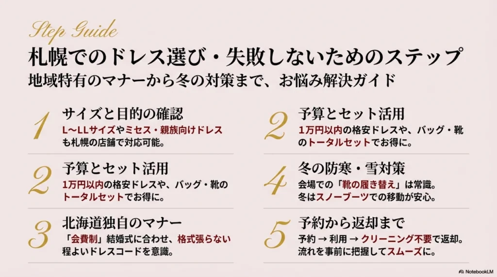 後悔しないドレス選びの重要ポイント