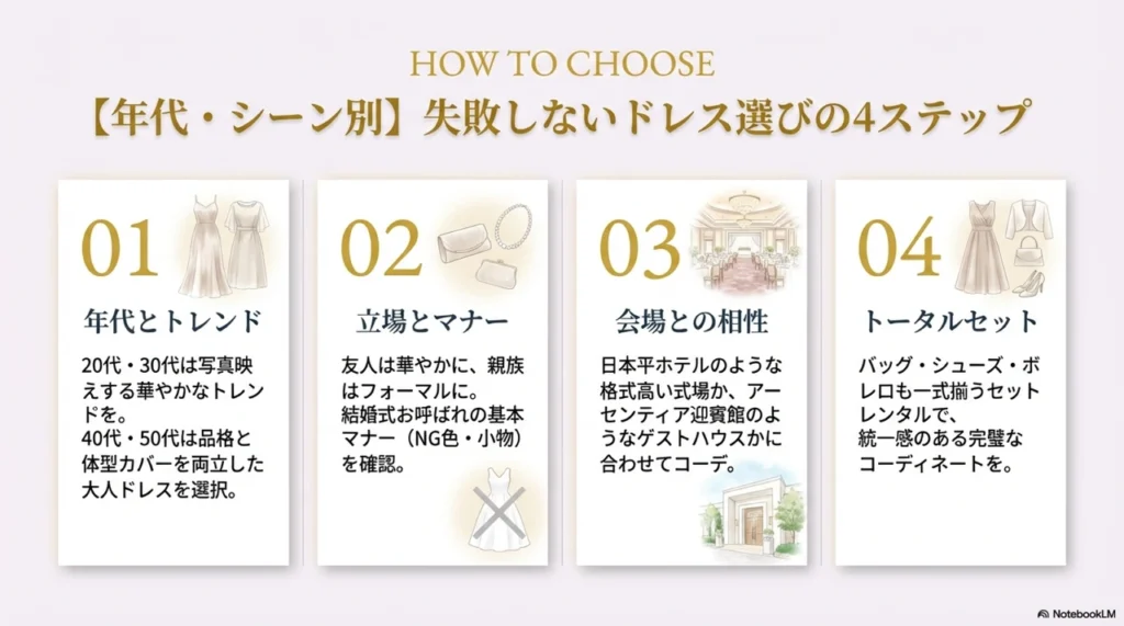 失敗しないドレスの選び方