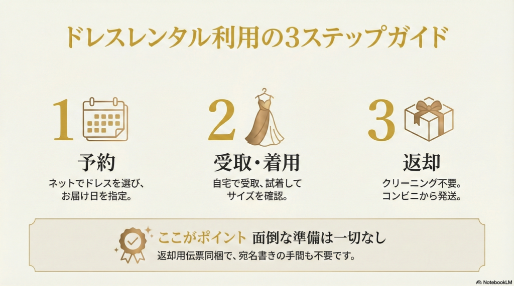 レンタル利用の流れと注意点:予約から返却(コンビニ発送)まで
