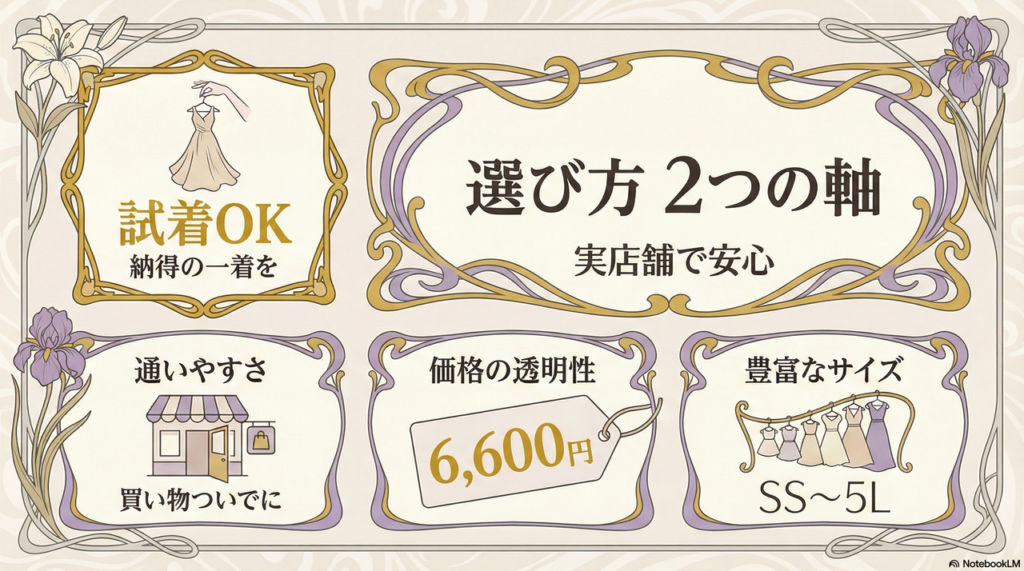 失敗が怖い人におすすめ!実店舗で「試着」ができる格安レンタルショップの選び方