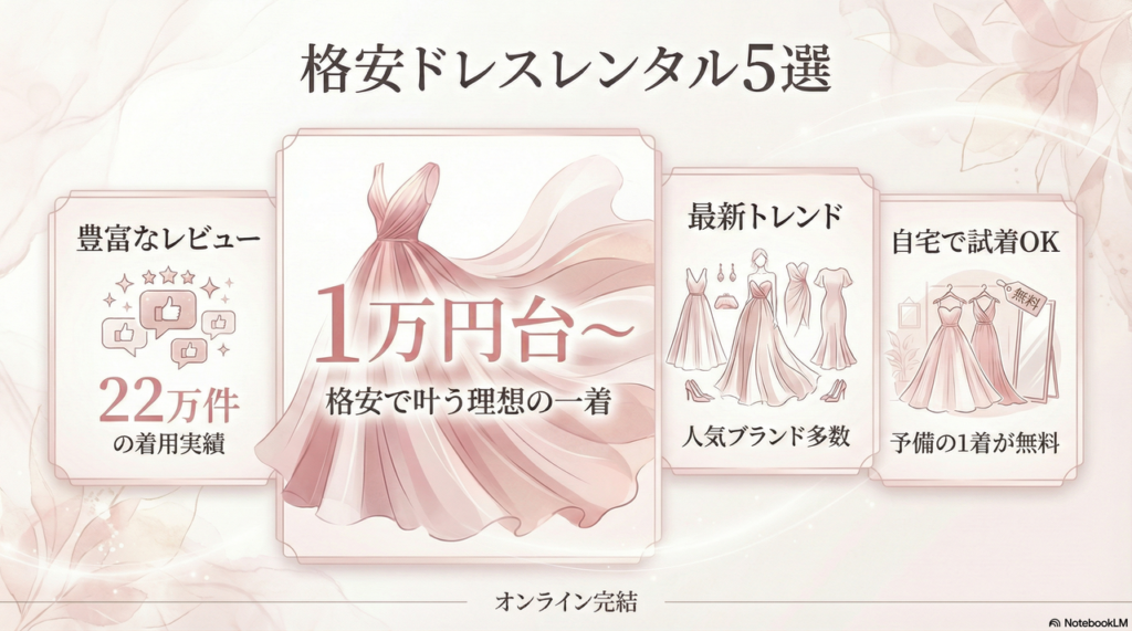 【全国配送】オンライン完結で1万円台から借りられる格安レンタル5選